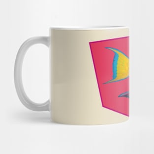 Parrotfish | What a striking make-up! | Variation on Viva Magenta background| Mug